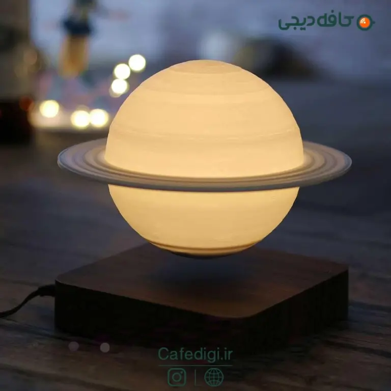 چراغ خواب زحل معلق Levitating Saturn Lamp