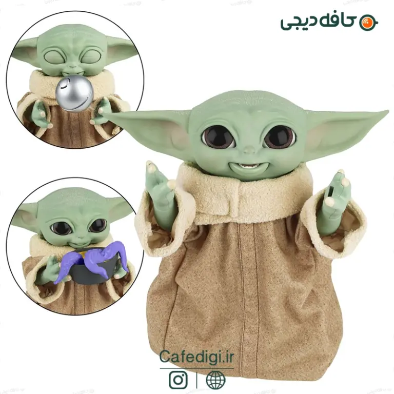 فیگور baby yoda مدل Hasbro Snackin’ Grogu