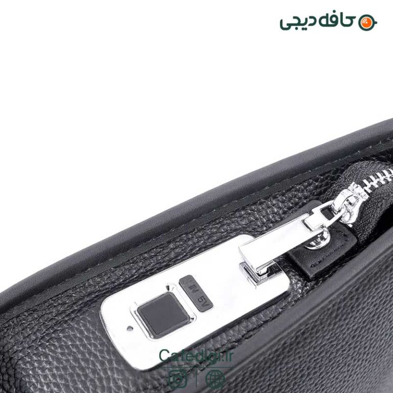 کیف دستی چرمی با قفل اثر انگشت مدل Fipilock FL-V313A
