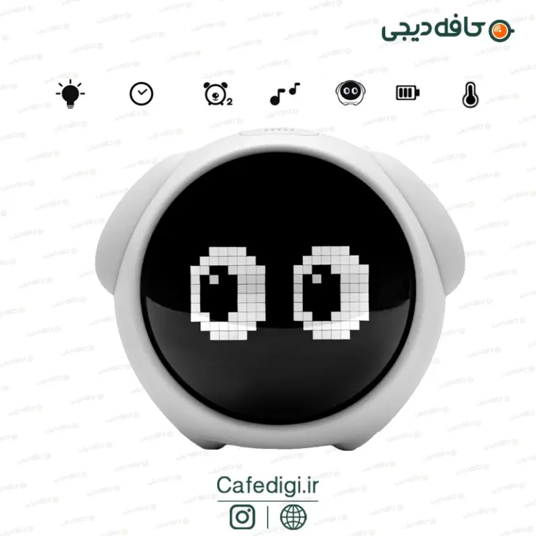 ساعت هوشمند رومیزی کودک ایموجی الارم Alarm Clock Smart Emoji Multifunction