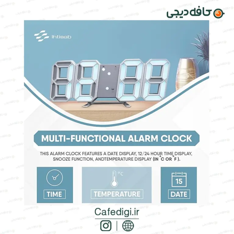 ساعت هوشمند دیجیتال مدل عددی مدل LED Alarm Clock S90L