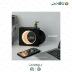 Vinyl Record Moon Clock Biutooth Speaker