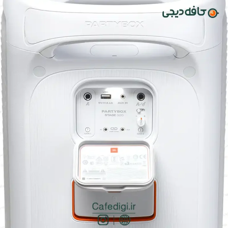 اسپیکر جی بی ال سفید مدل JBL PartyBox Stage 320