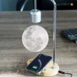 Levitating moon table lamp