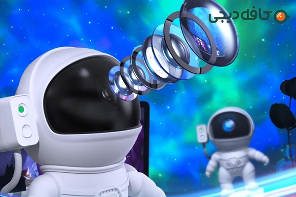 چراغ خواب کهکشانی فضانورد موشک سوار Rocket Astronaut Projector-3