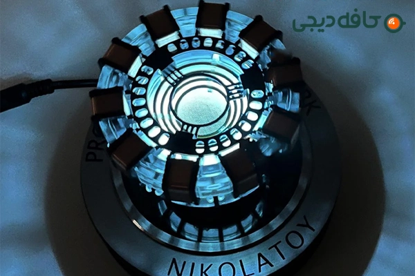 چراغ رومیزی قلب آیرون من معلق NikolaToy Maglev Iron Man Ark-1