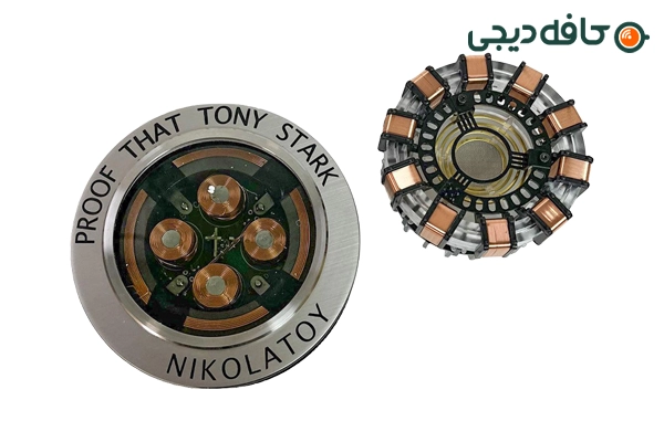 چراغ رومیزی قلب آیرون من معلق NikolaToy Maglev Iron Man Ark-2