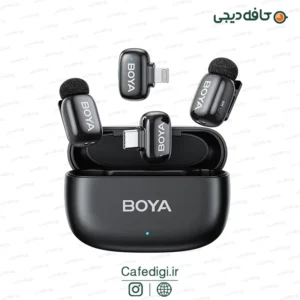 میکروفون یقه ای بی سیم Boya Mini 12 Combo